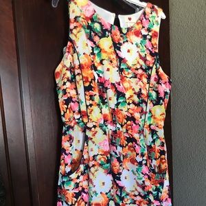 Bright Flowered Dress